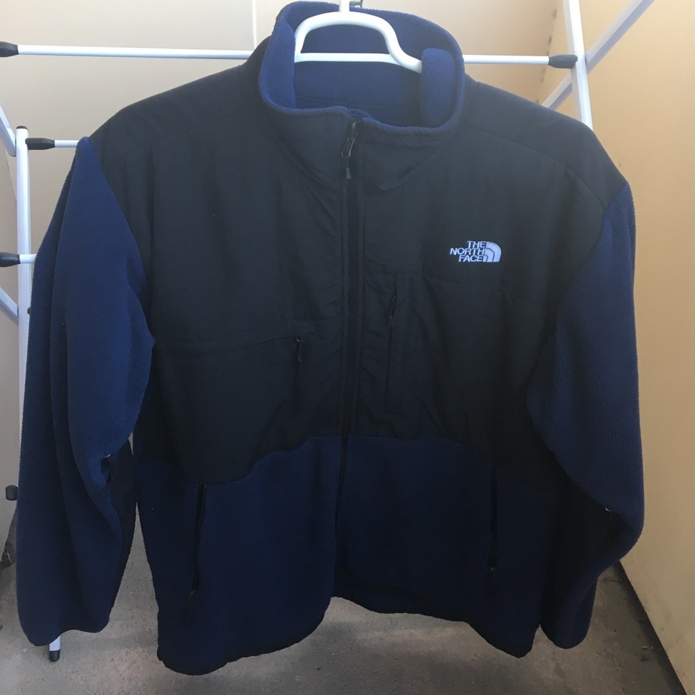 Men’s North Face Denali Fleece - Navy/Black XXL